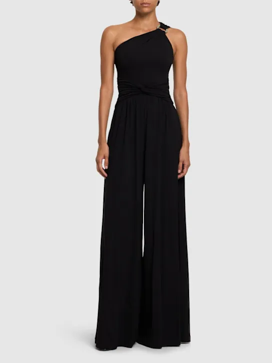 Michael Kors Collection   One-shoulder jersey jumpsuit 