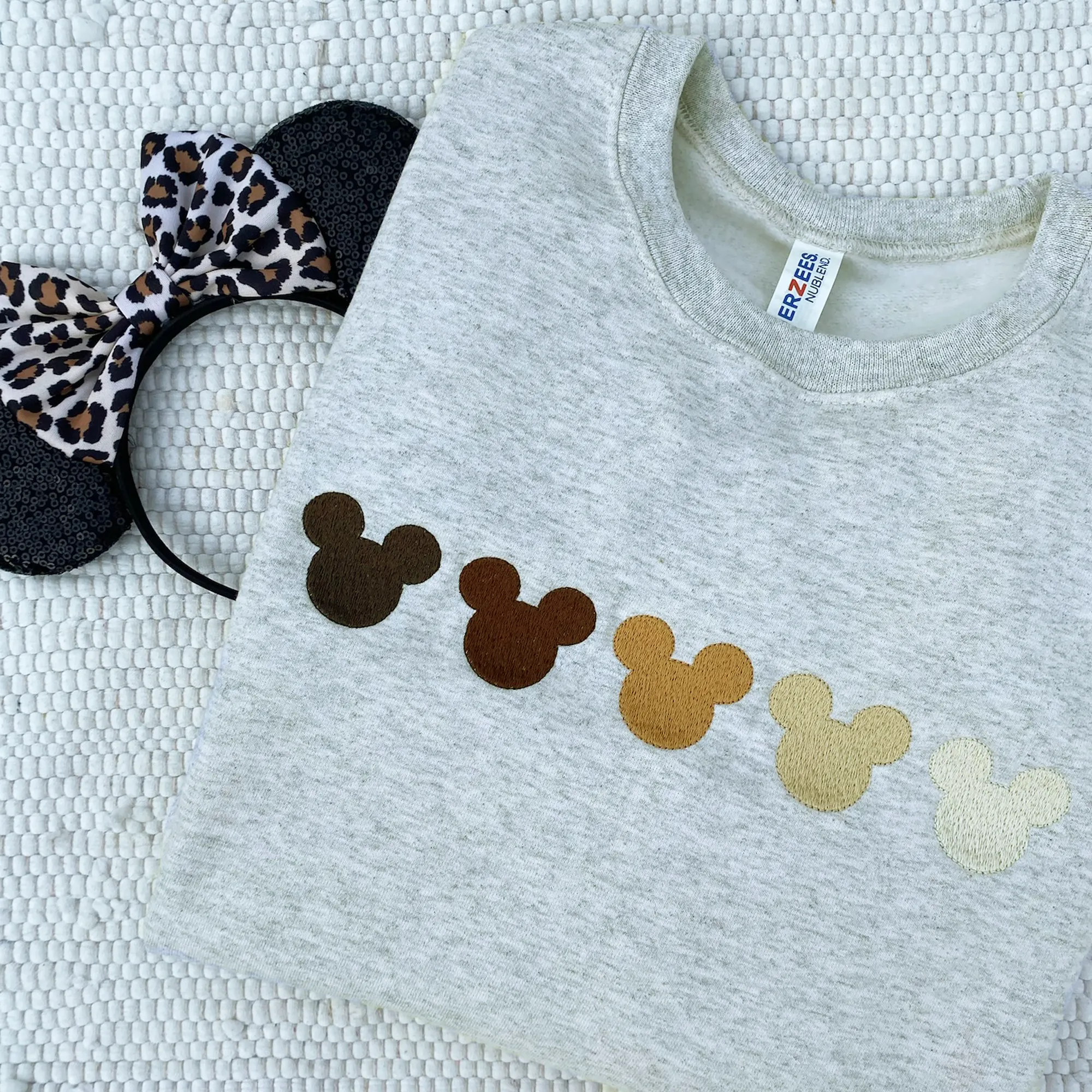 Mickey Ombre Embroidered Sweatshirt