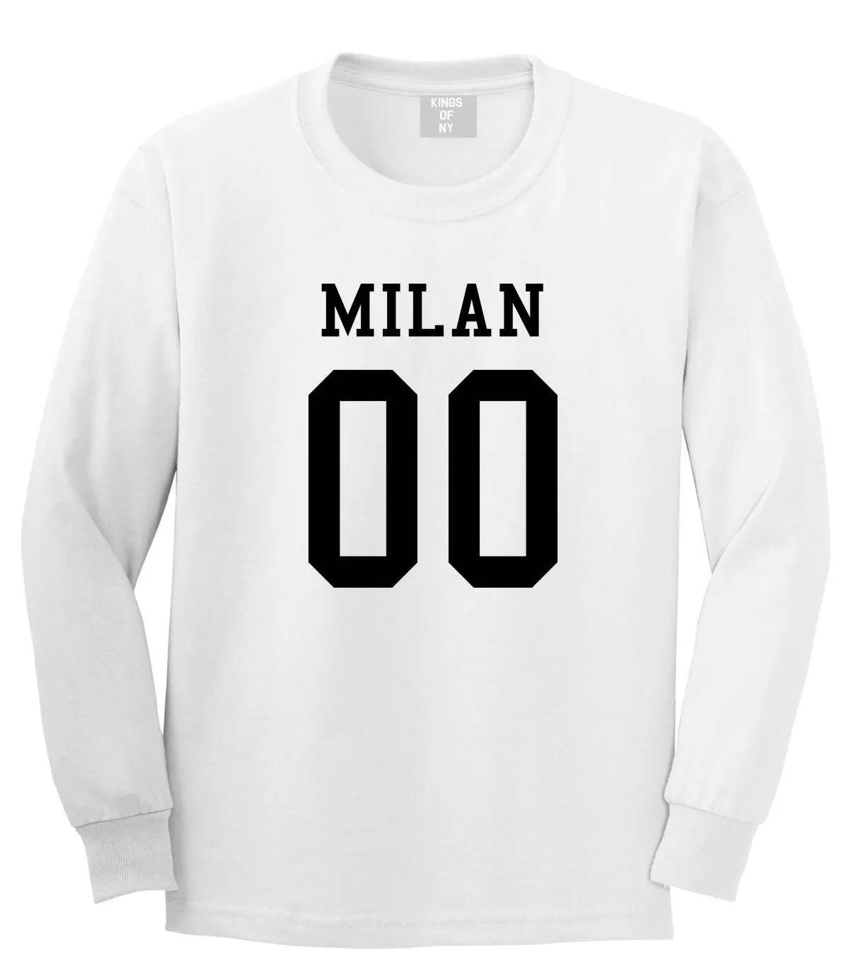 Milan Team 00 Jersey Long Sleeve T-Shirt