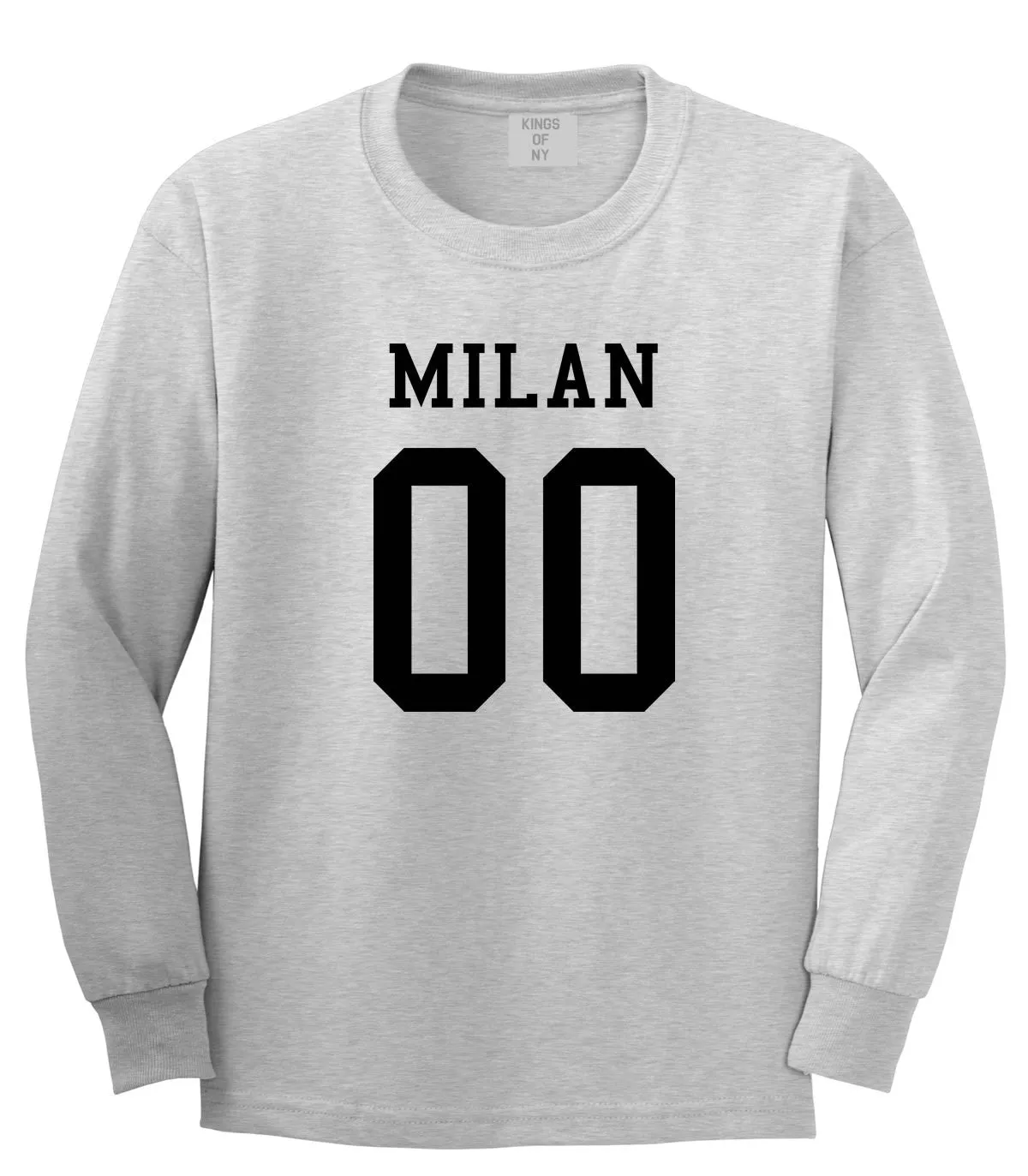 Milan Team 00 Jersey Long Sleeve T-Shirt