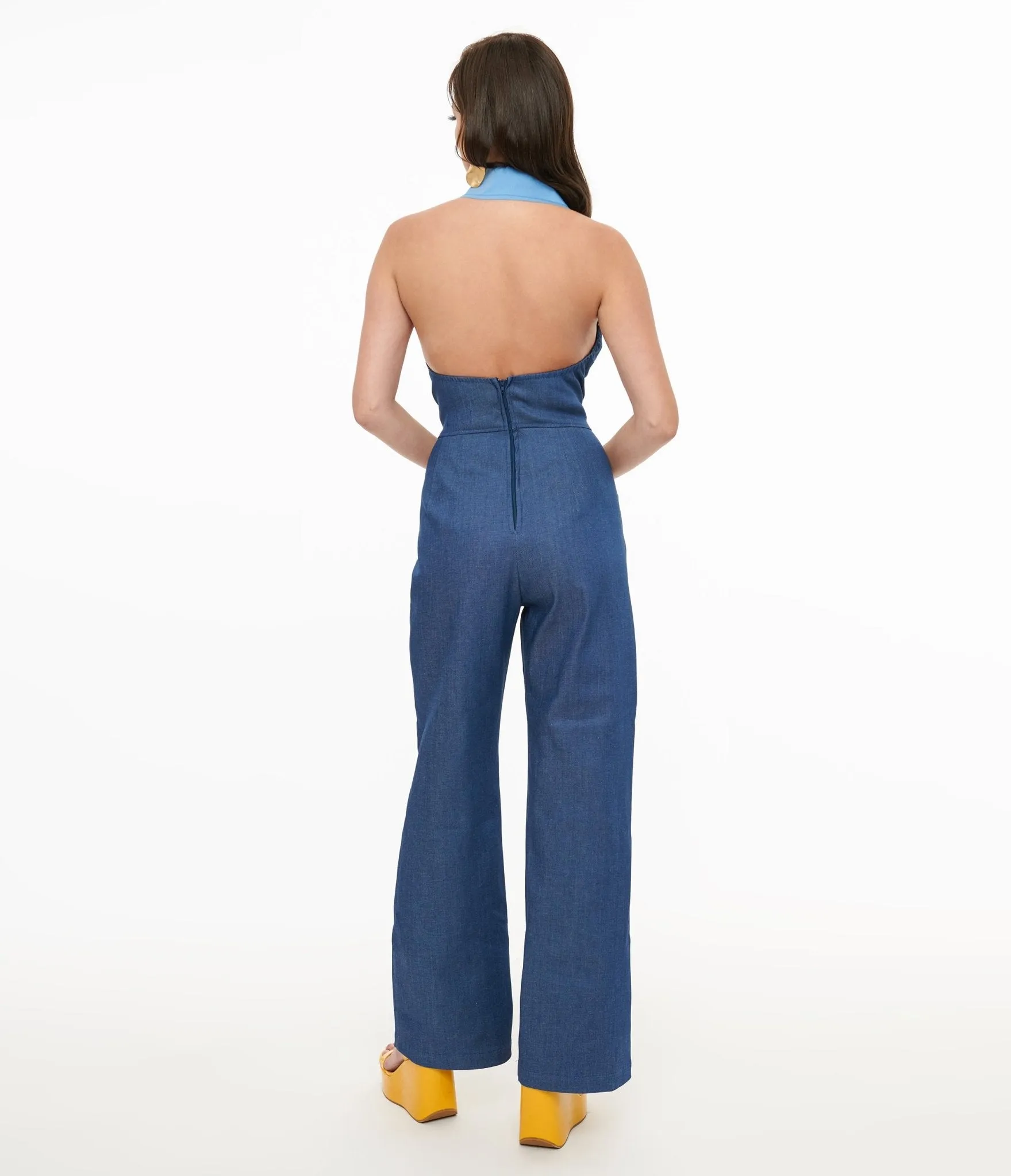 Miracle Eye Blue Denim Cecilia Jumpsuit