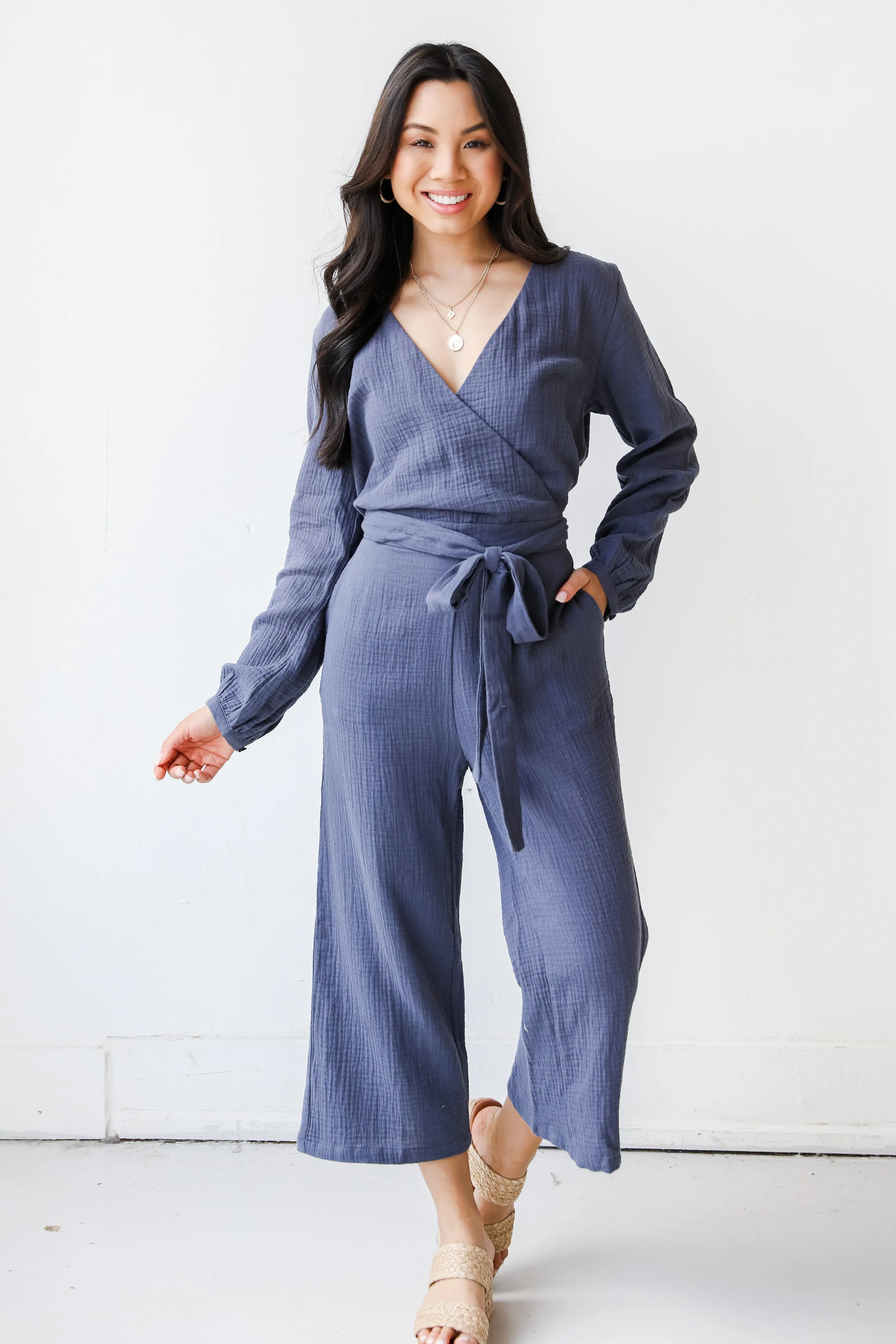 Moments To Remember Linen Jumpsuit