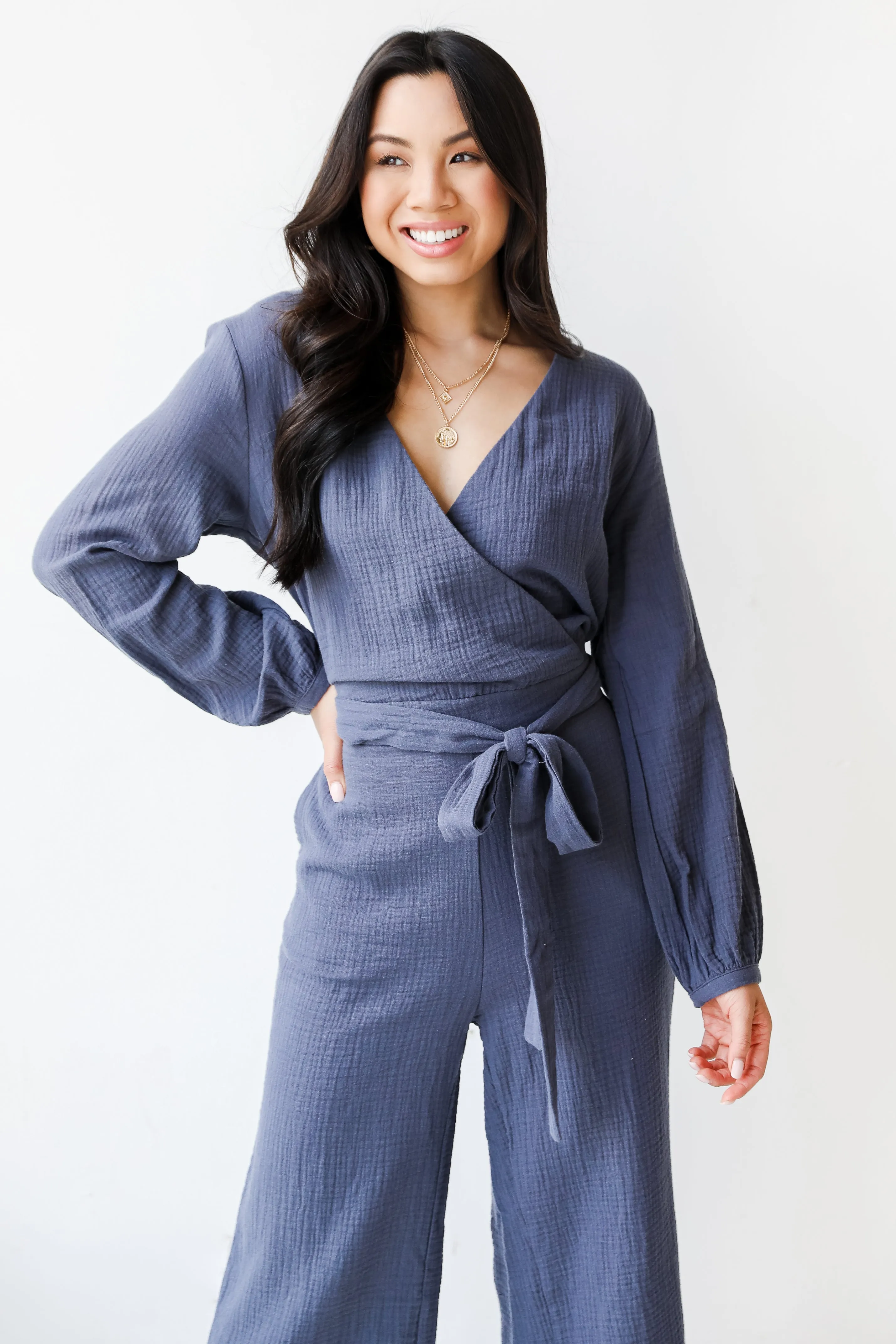 Moments To Remember Linen Jumpsuit