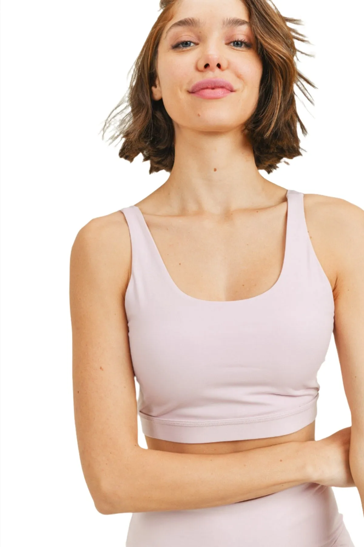 Mono B Twist Back Sports Bra Top AT8090