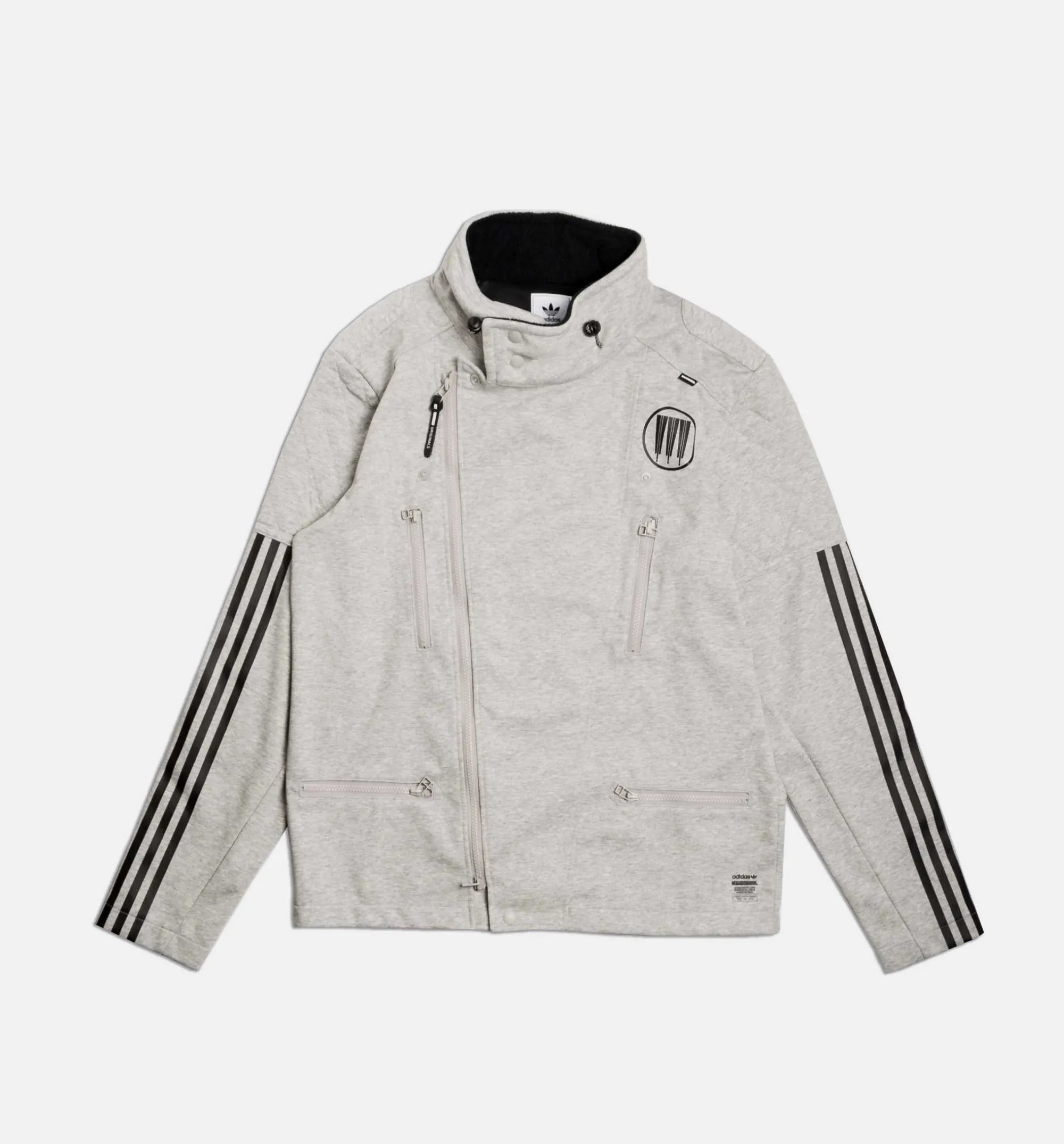 Neighborhood Riders Mens Track Jacket - Grey/Black