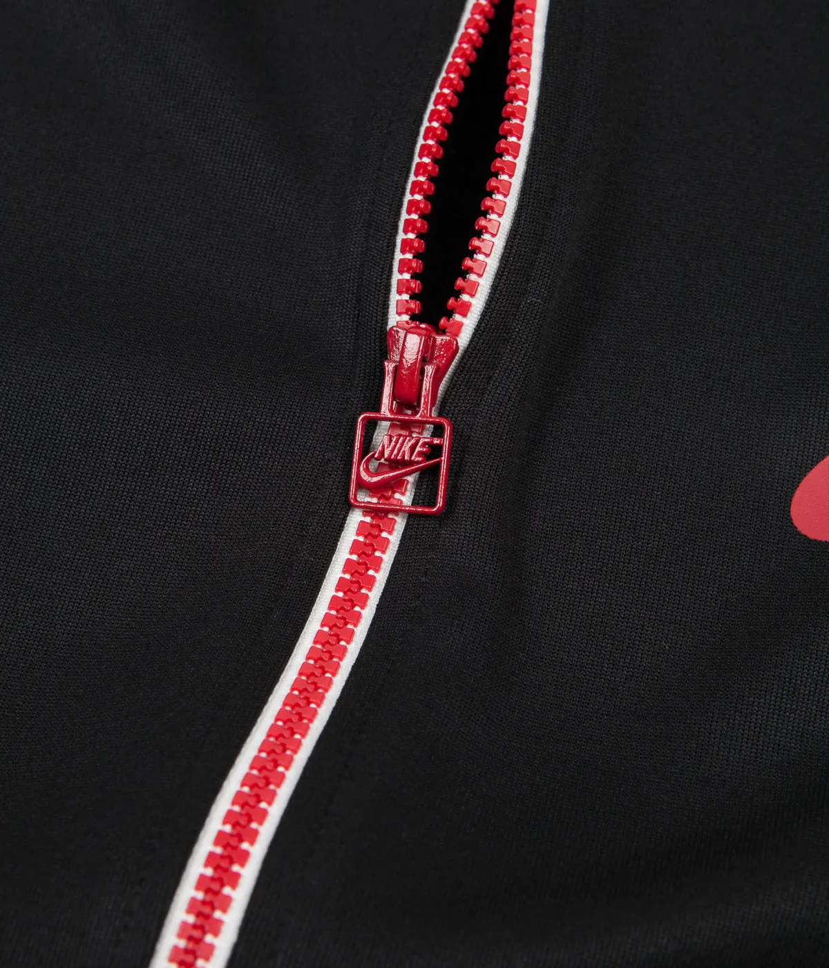 Nike Taped Poly Track Jacket - Black / Gym Red / Sail