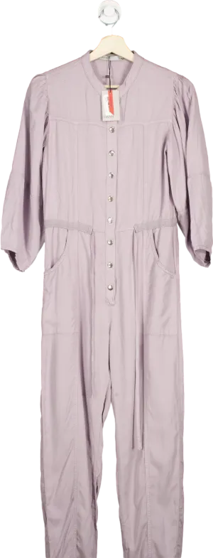 Oasis Dusky Pink Premium Tencel Jumpsuit UK 8