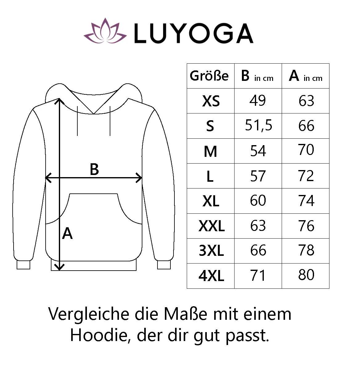 Offensichtlich nicht die Yogalehrerin Bio Hoodie Unisex