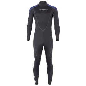 Open Box Henderson Man Thermoprene Jumpsuit (Back Zip) 5mm Scuba Wetsuit - Black / Blue - Small