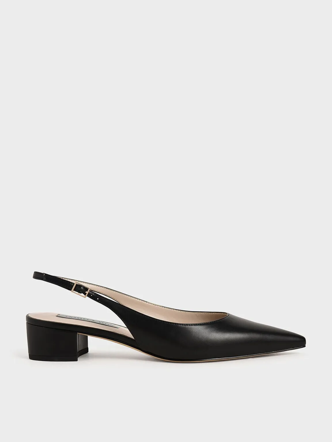 Pointed Toe Slingback Pumps