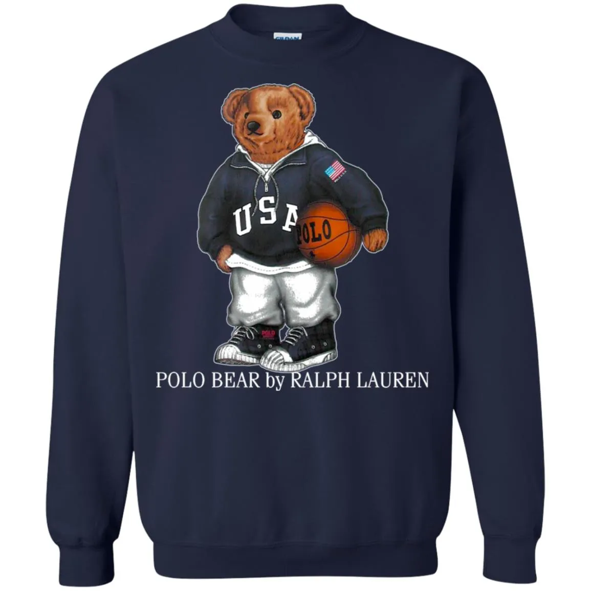 Polo Bear Ralph Lauren Shirt Crewneck Pullover Sweatshirt