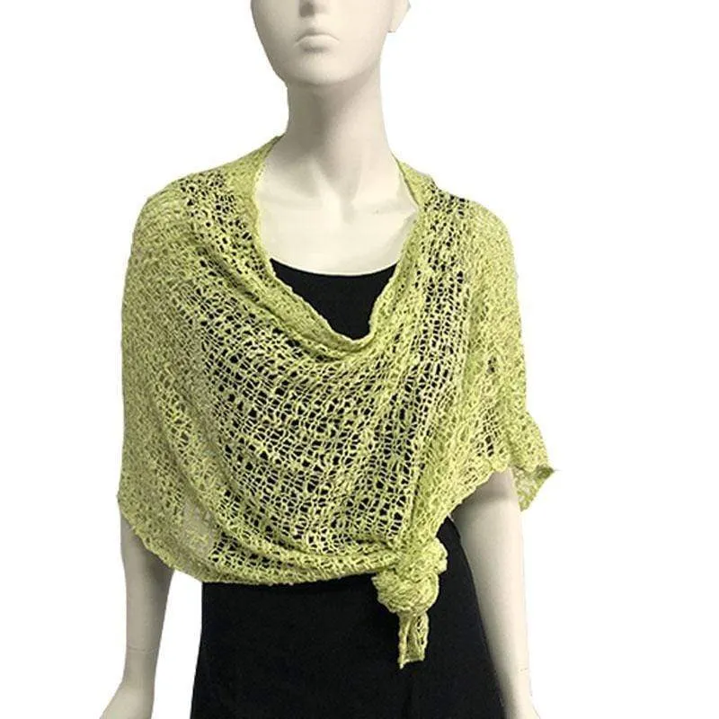 Popcorn Knit Poncho Biasa