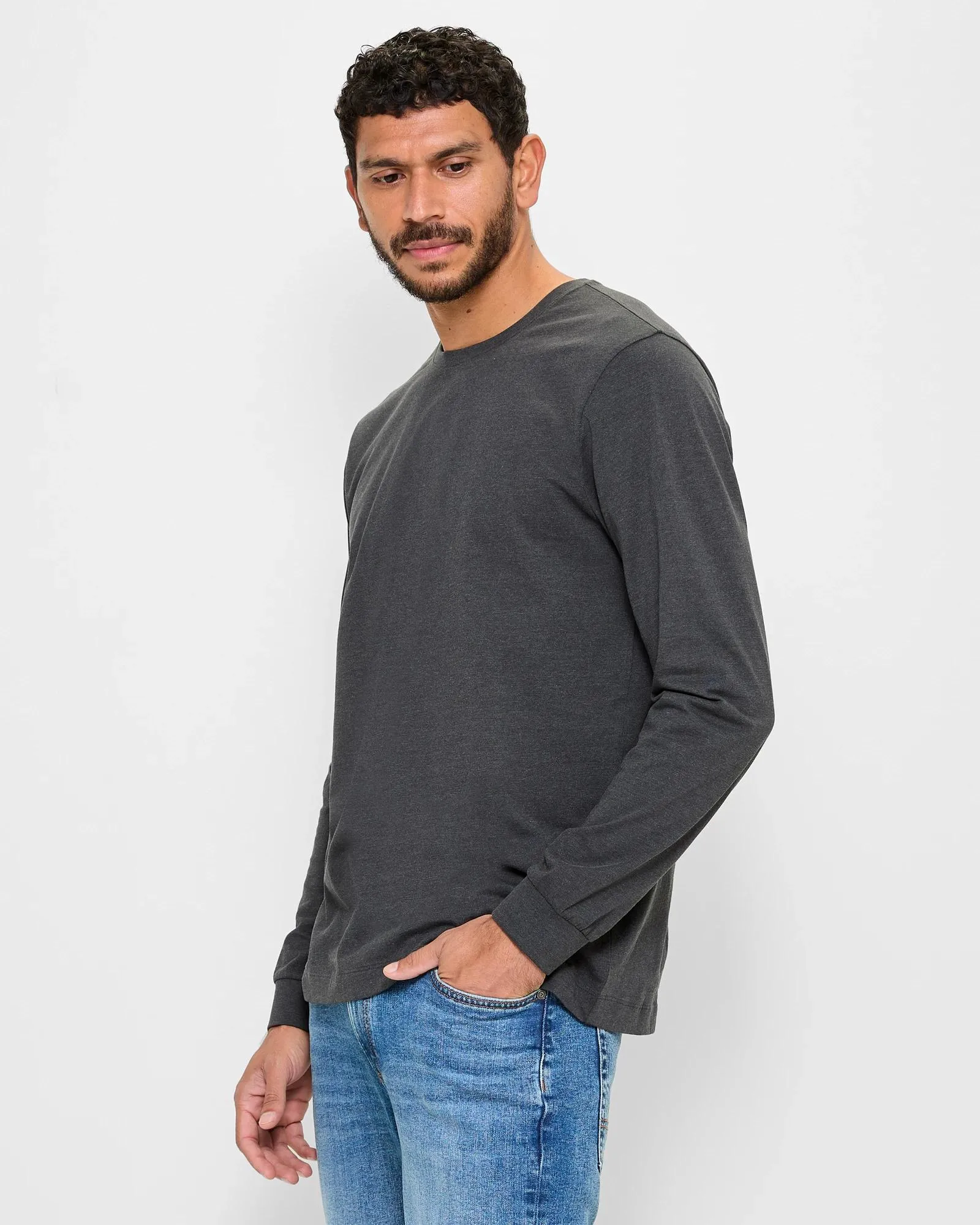 popular  Australian Cotton Blend Long Sleeve T-Shirt