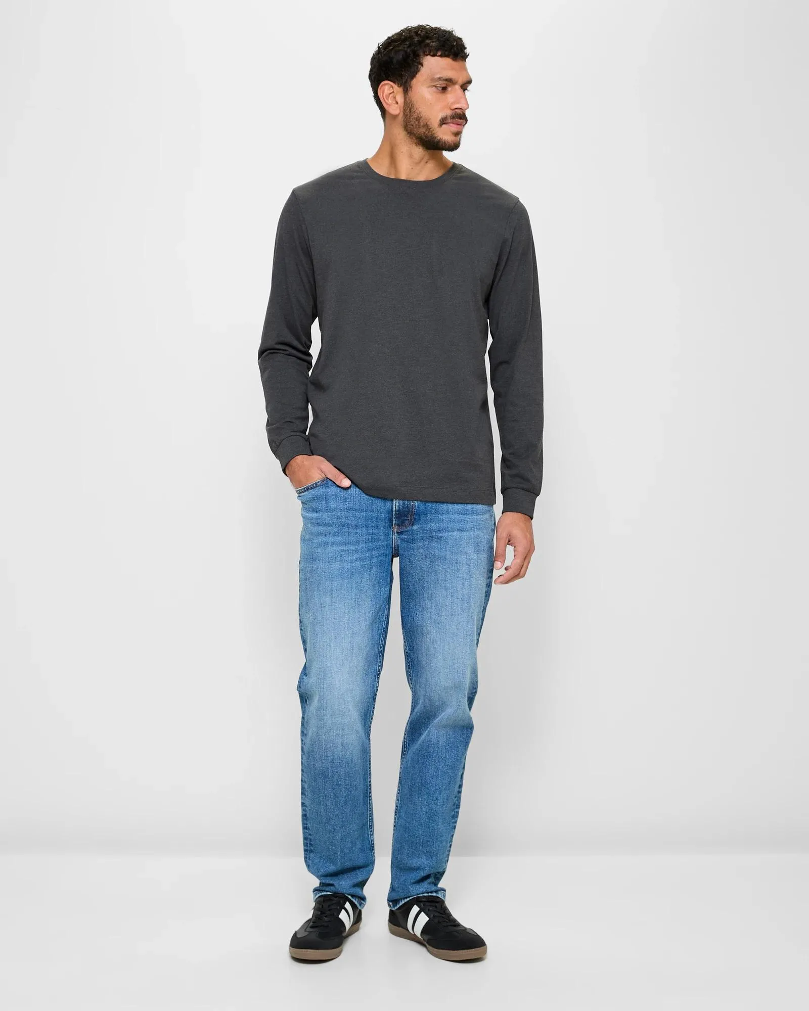 popular  Australian Cotton Blend Long Sleeve T-Shirt