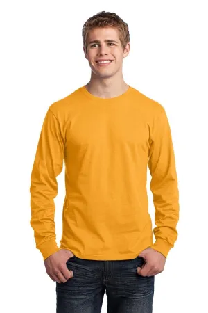 Port & Company ®  - Long Sleeve Core Cotton Tee. PC54LS, Basic Colors