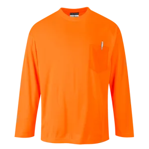 Portwest Long Sleeve Pocket T-Shirt