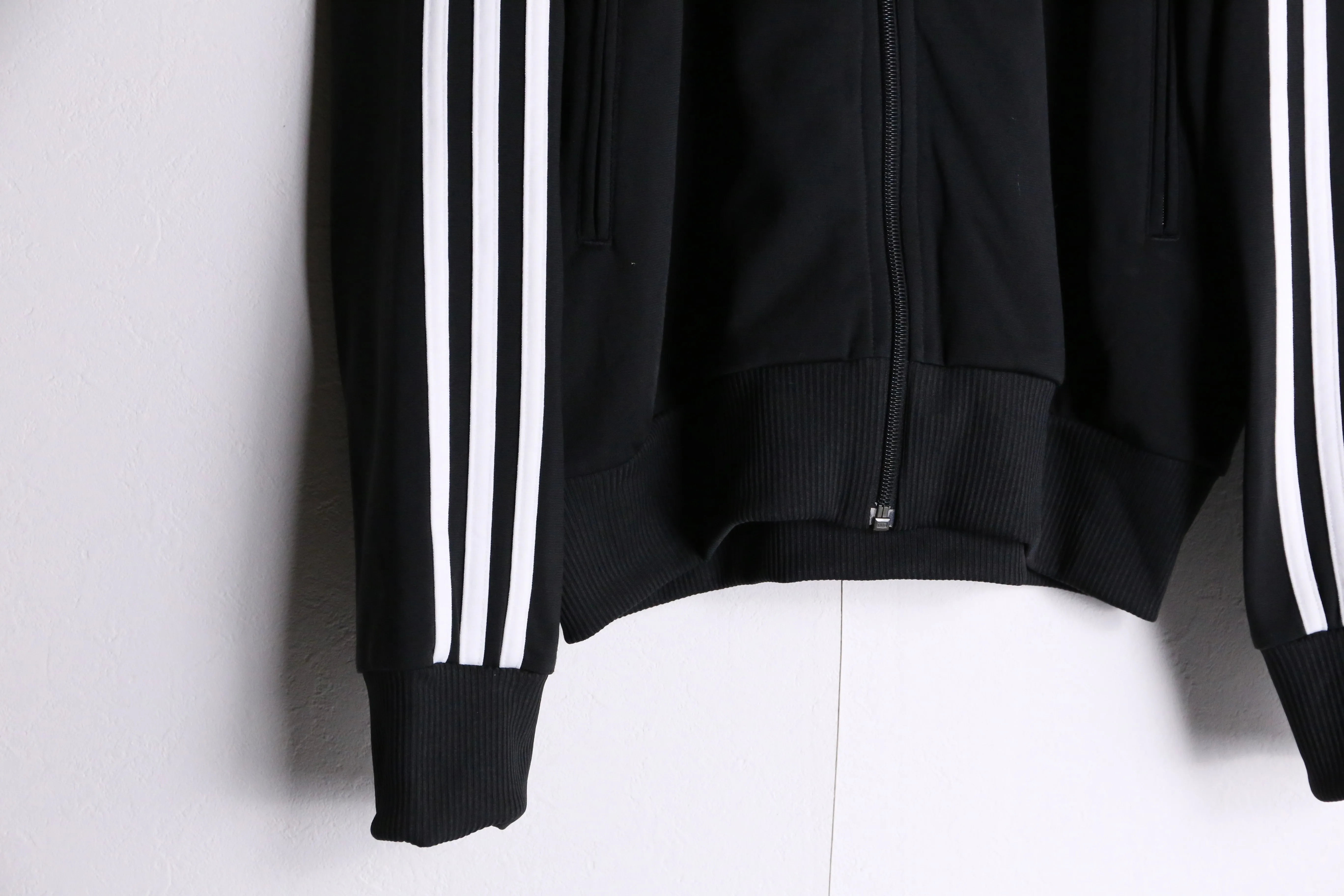 "adidas" trefoil logo design track jacket