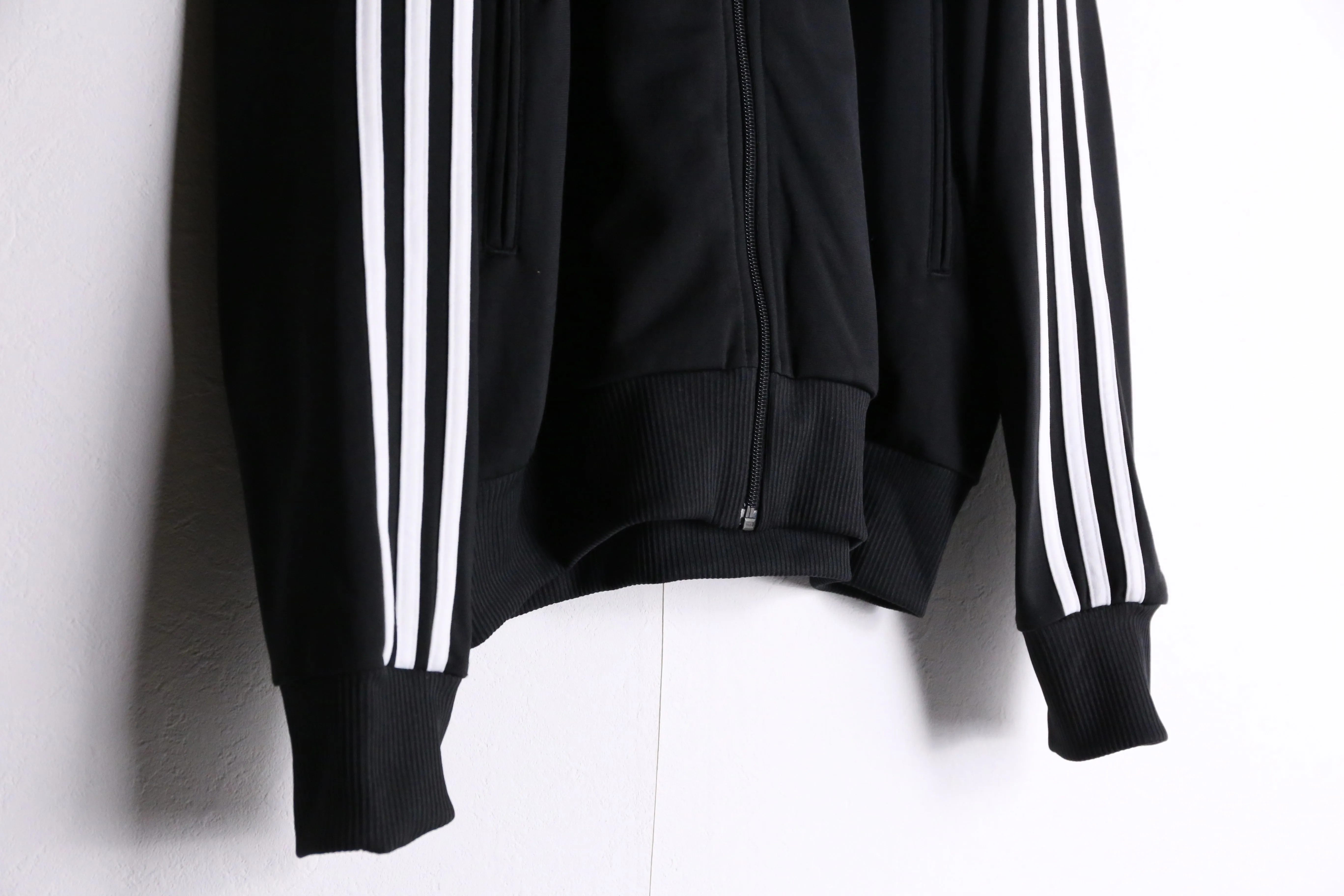 "adidas" trefoil logo design track jacket