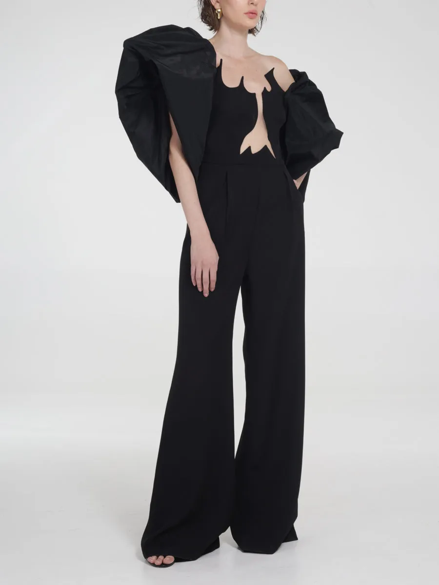 RAQUEL OROZCO Nuria Jumpsuit - Black