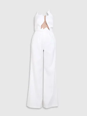 RAQUEL OROZCO Nuria Jumpsuit - White