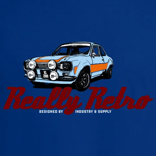 REALLY RETRO FORD ESCORT MK1 RS2000 LONG SLEEVE T-SHIRT