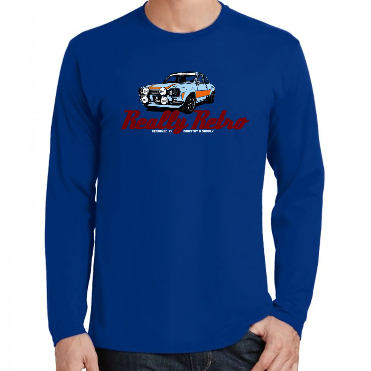 REALLY RETRO FORD ESCORT MK1 RS2000 LONG SLEEVE T-SHIRT