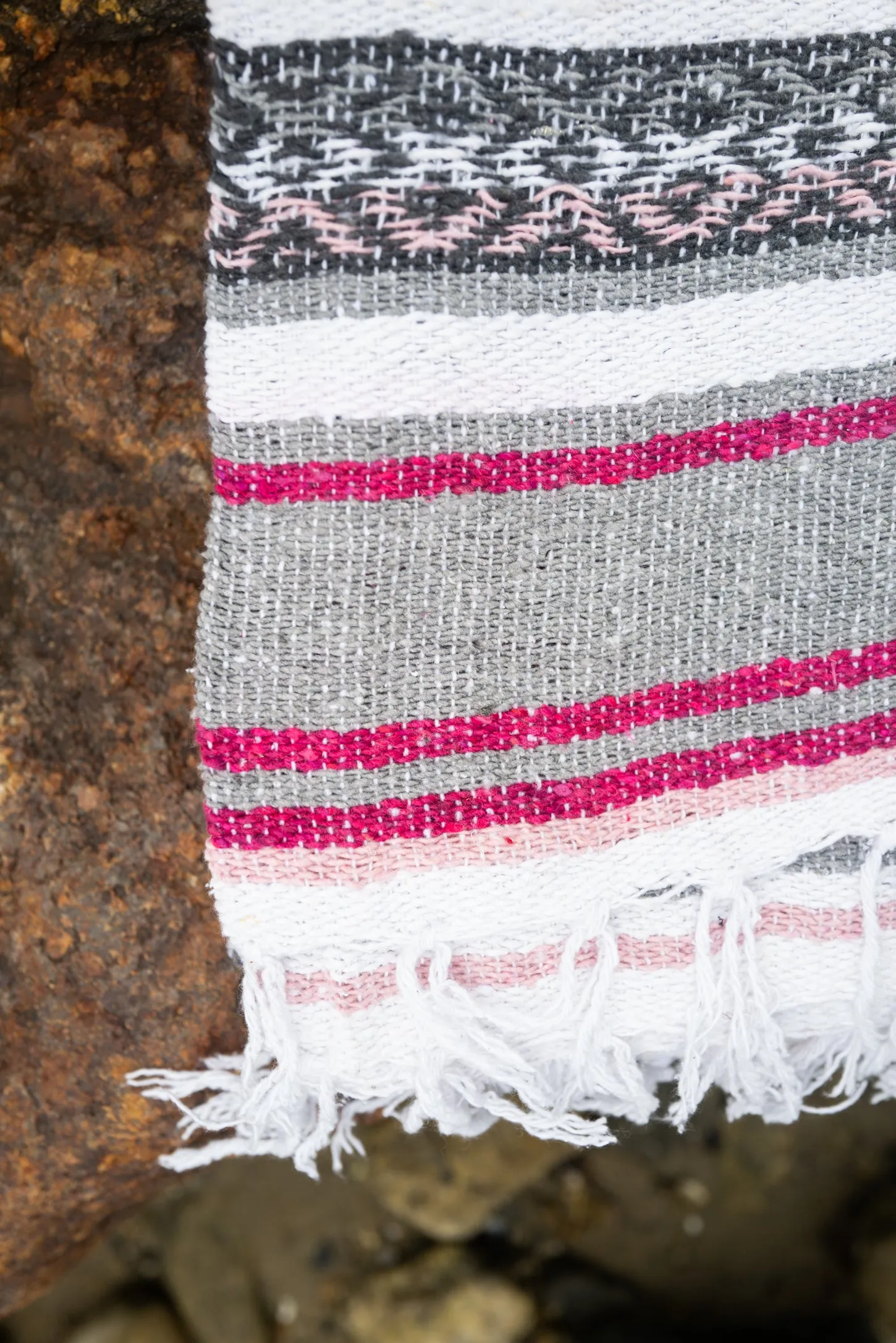 Recycled Mexican Falsa Blanket