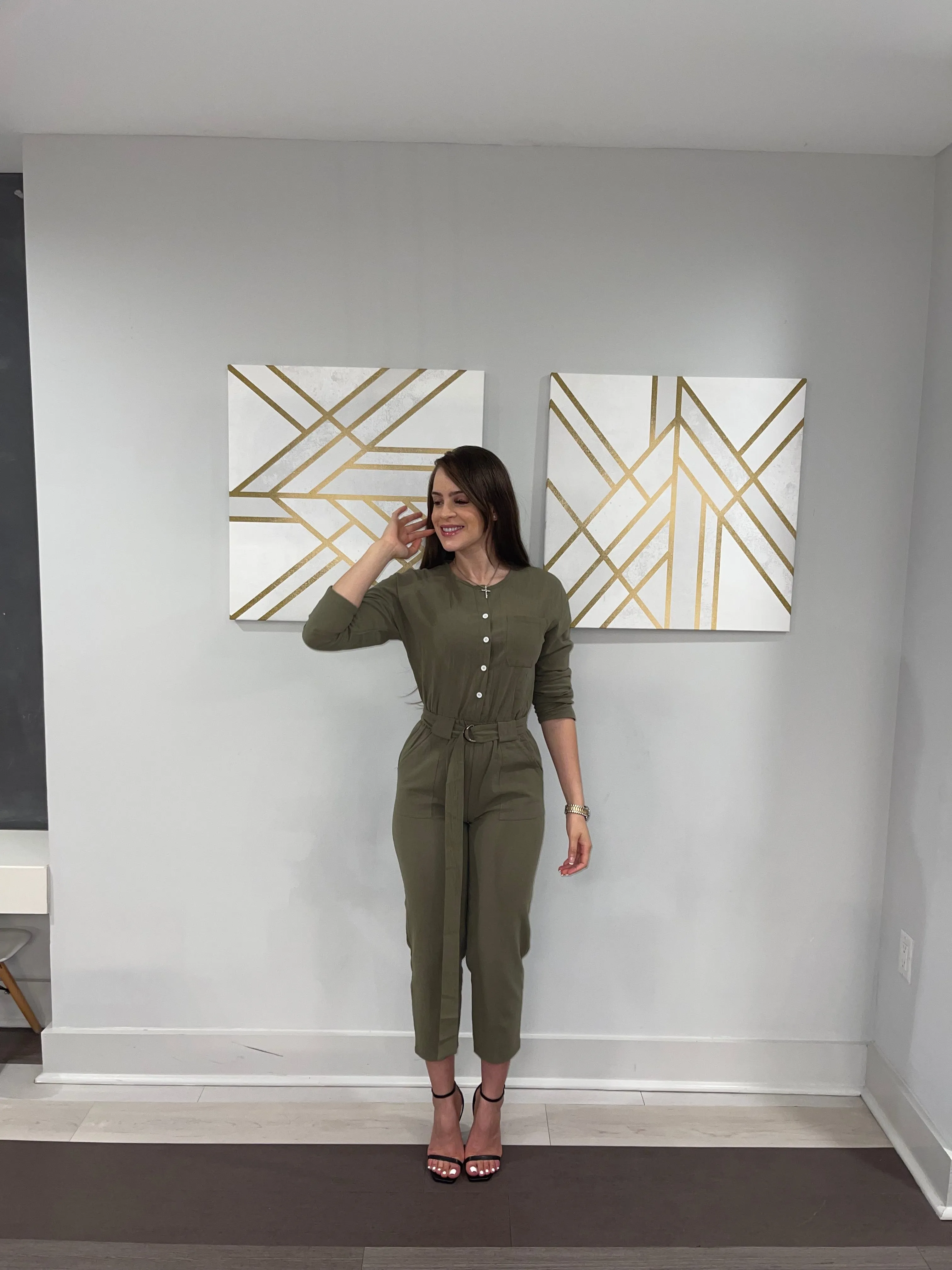 SAFARI JUMPSUIT OLIVE