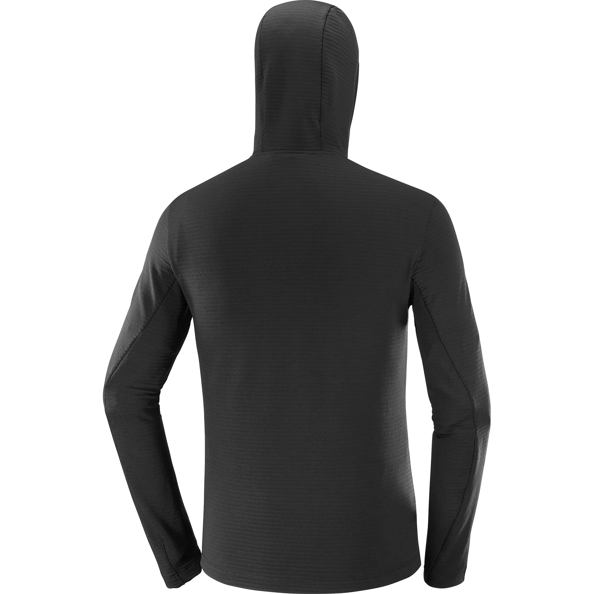 Salomon Men&#x27;s Outline Full Zip Hoodie Deep Black | Buy Salomon Men&#x27;s Outline Full Zip Hoodie Deep Black here | Outnorth