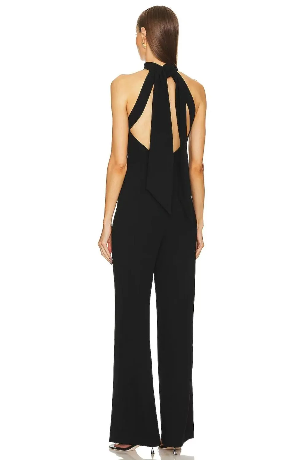 Sans Faff Taylor Tie Back Jumpsuit in Black