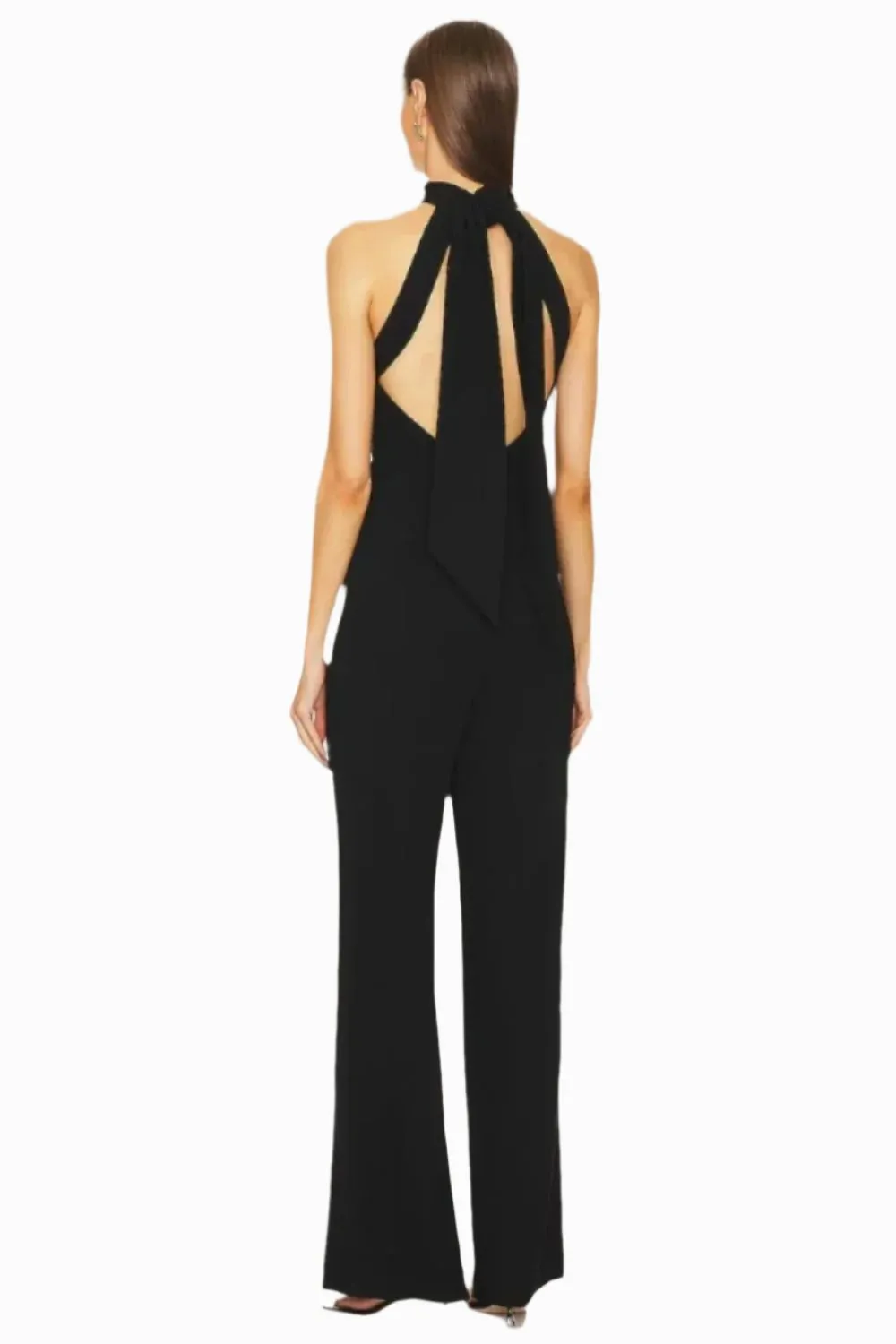 Sans Faff Taylor Tie Back Jumpsuit in Black