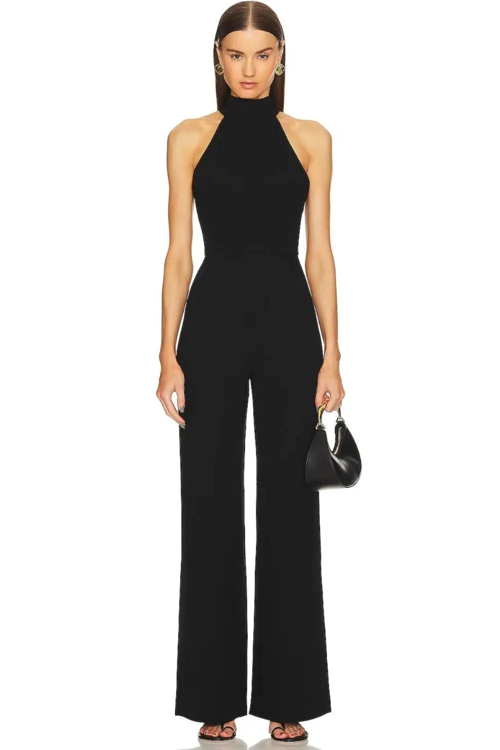 Sans Faff Taylor Tie Back Jumpsuit in Black