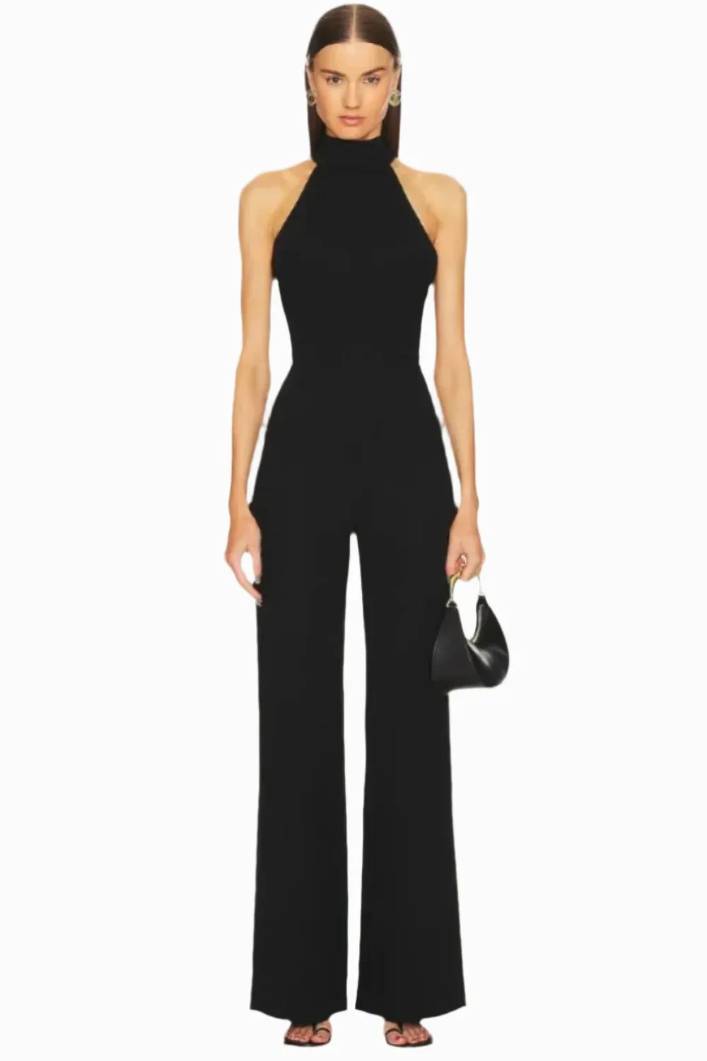 Sans Faff Taylor Tie Back Jumpsuit in Black