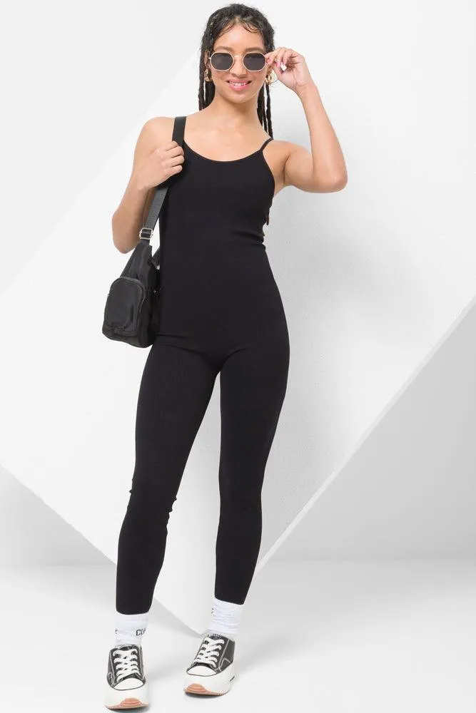 Seamless Jumpsuit Black