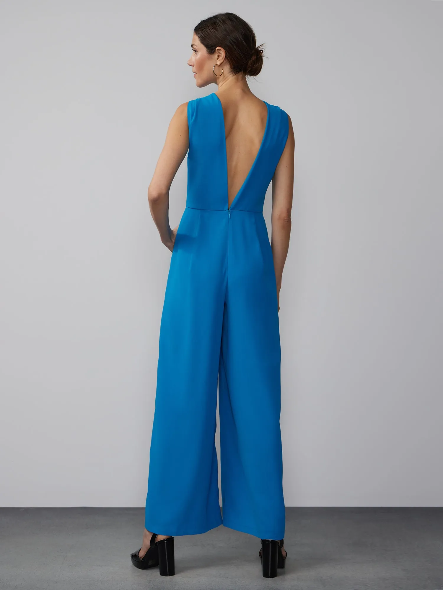 Sleeveless Halter Neck Jumpsuit