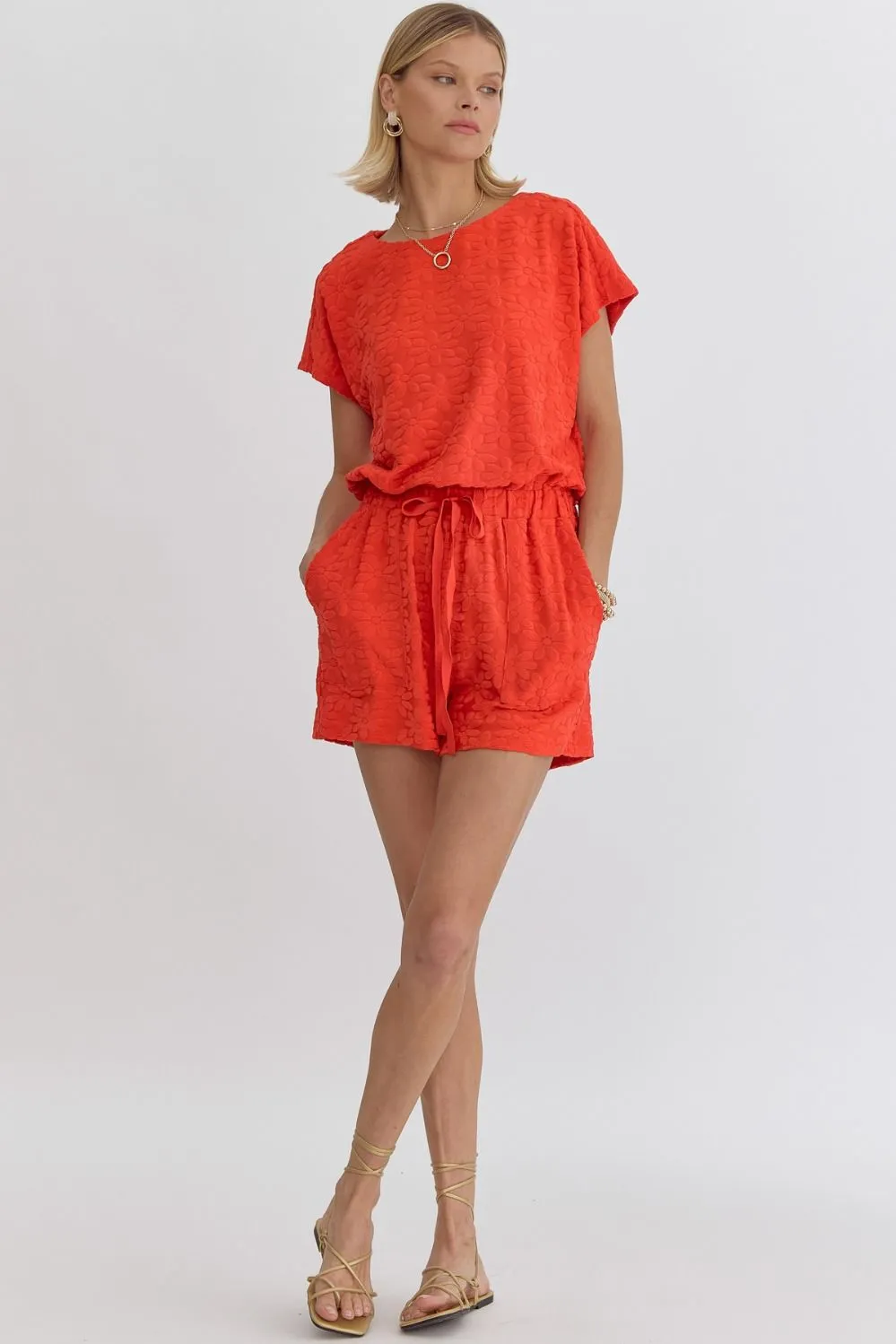 Stacey Terrycloth Romper