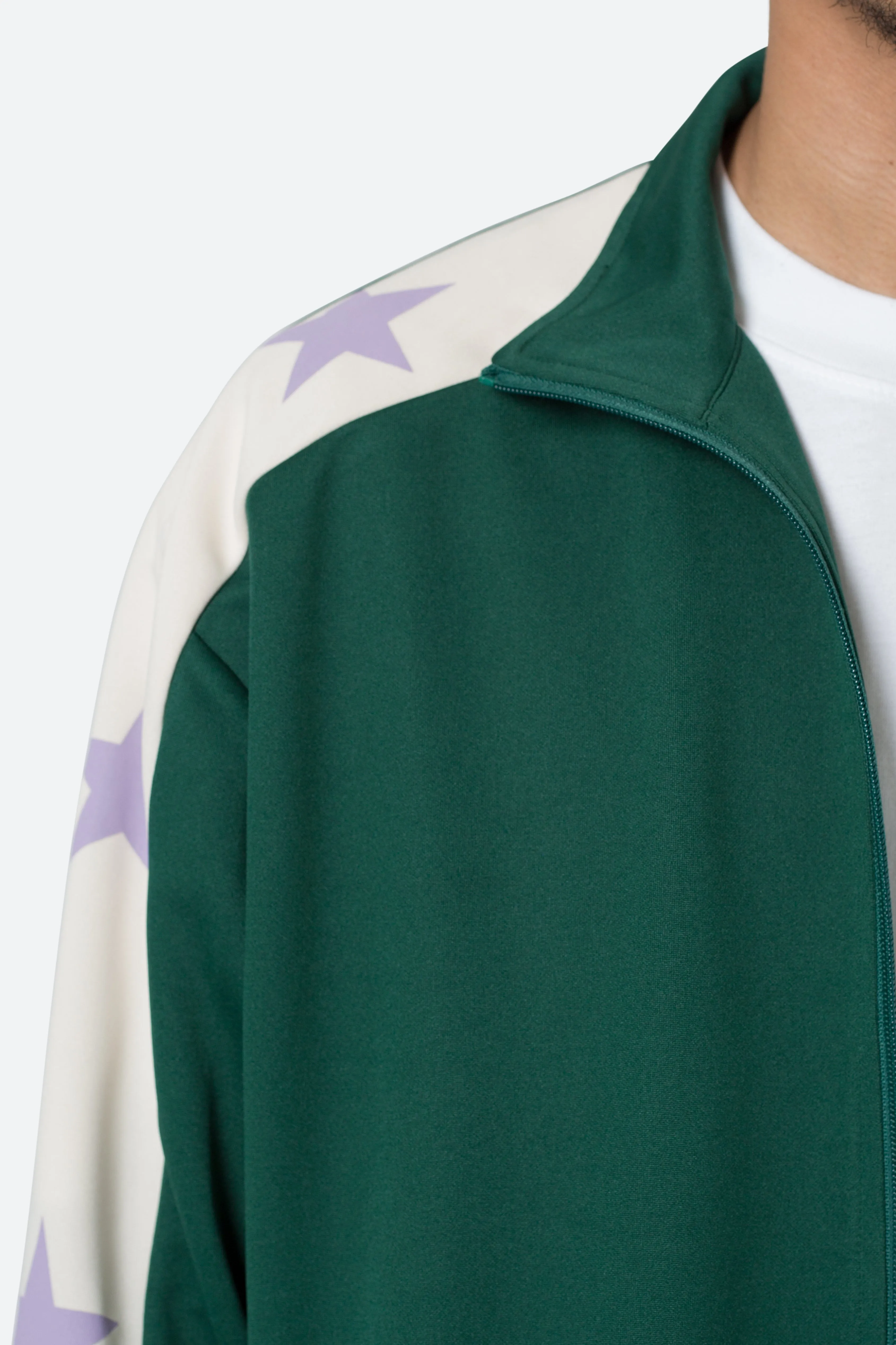 Star Track Jacket - Green