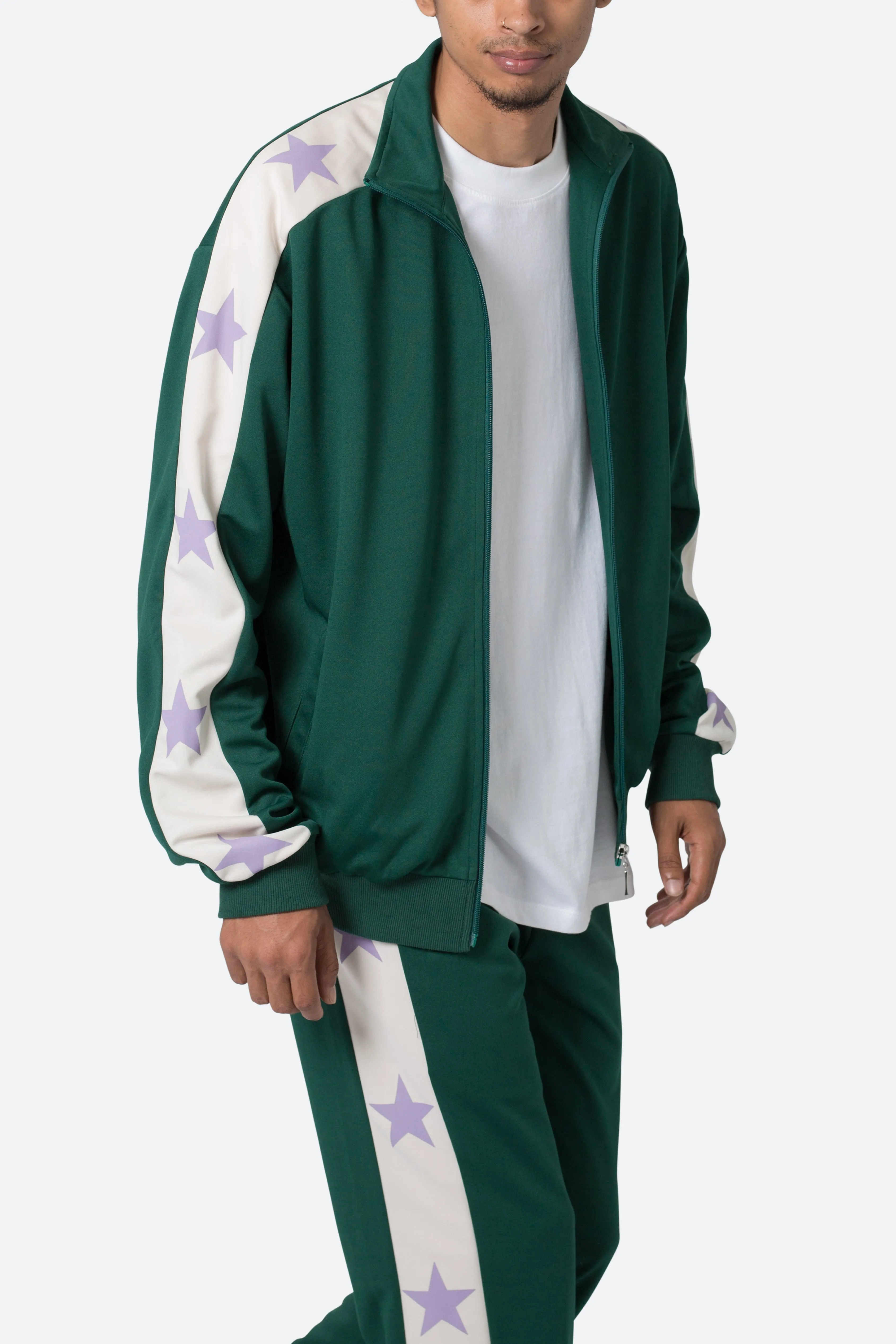 Star Track Jacket - Green