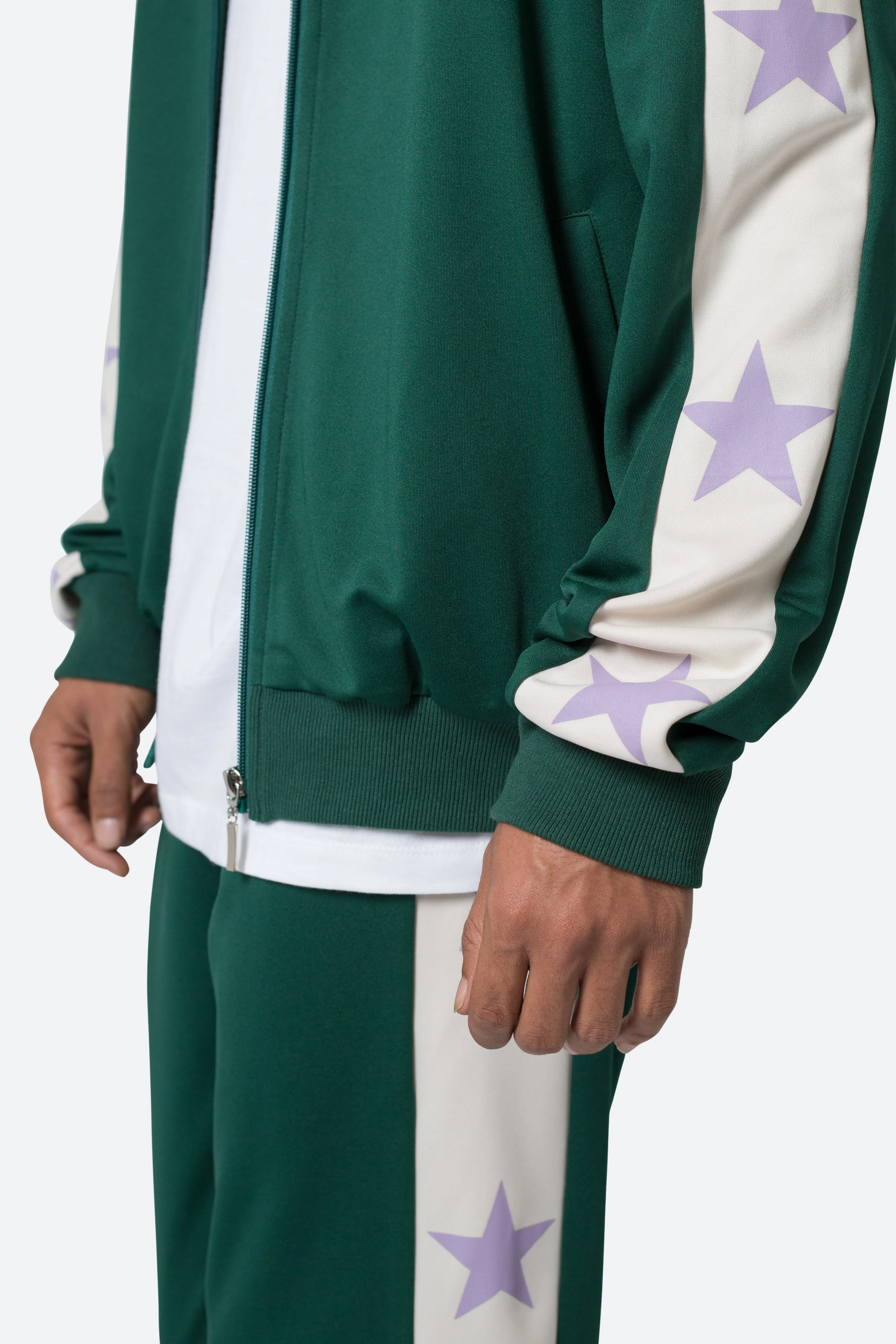 Star Track Jacket - Green