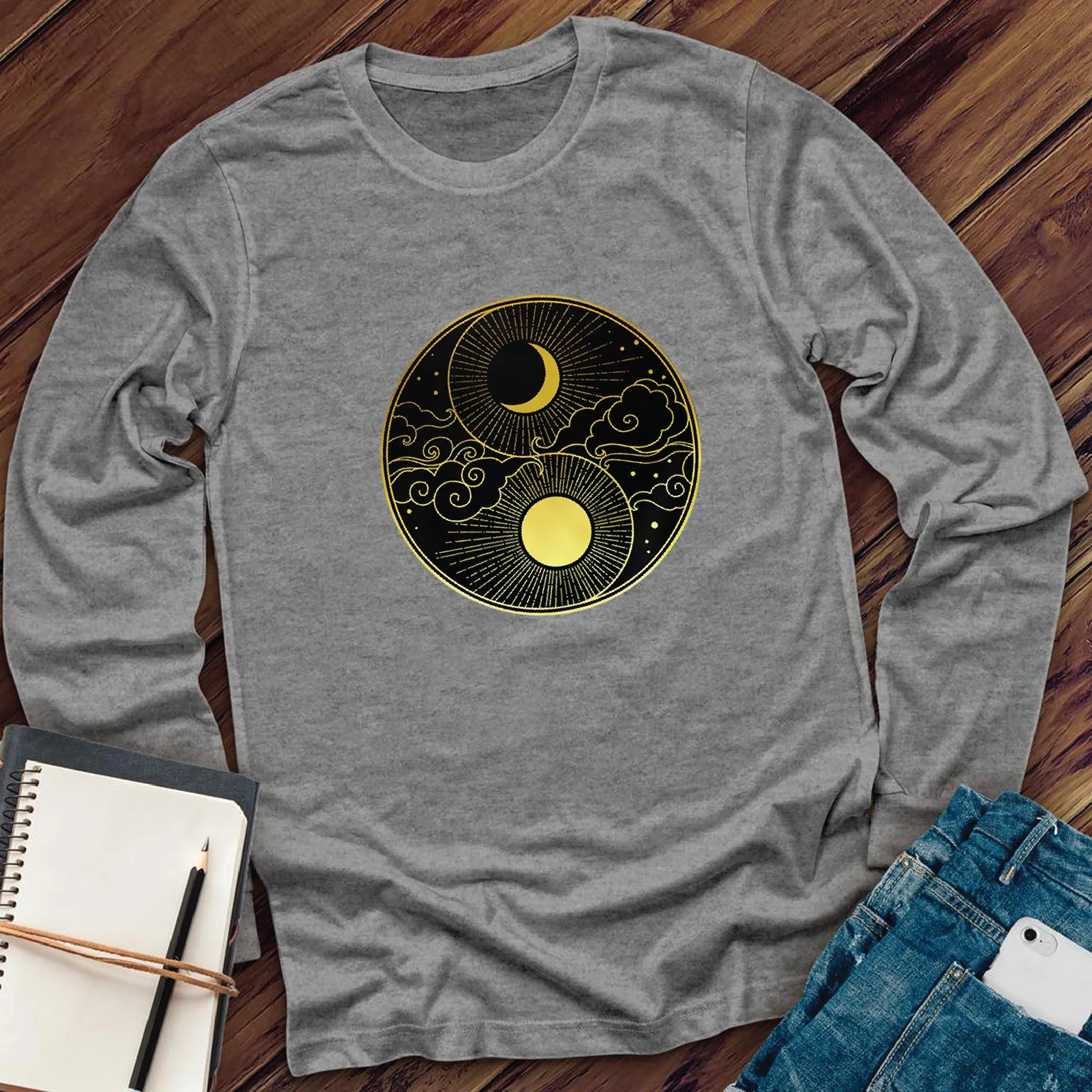 Sun and Moon Yin Yang Long Sleeve