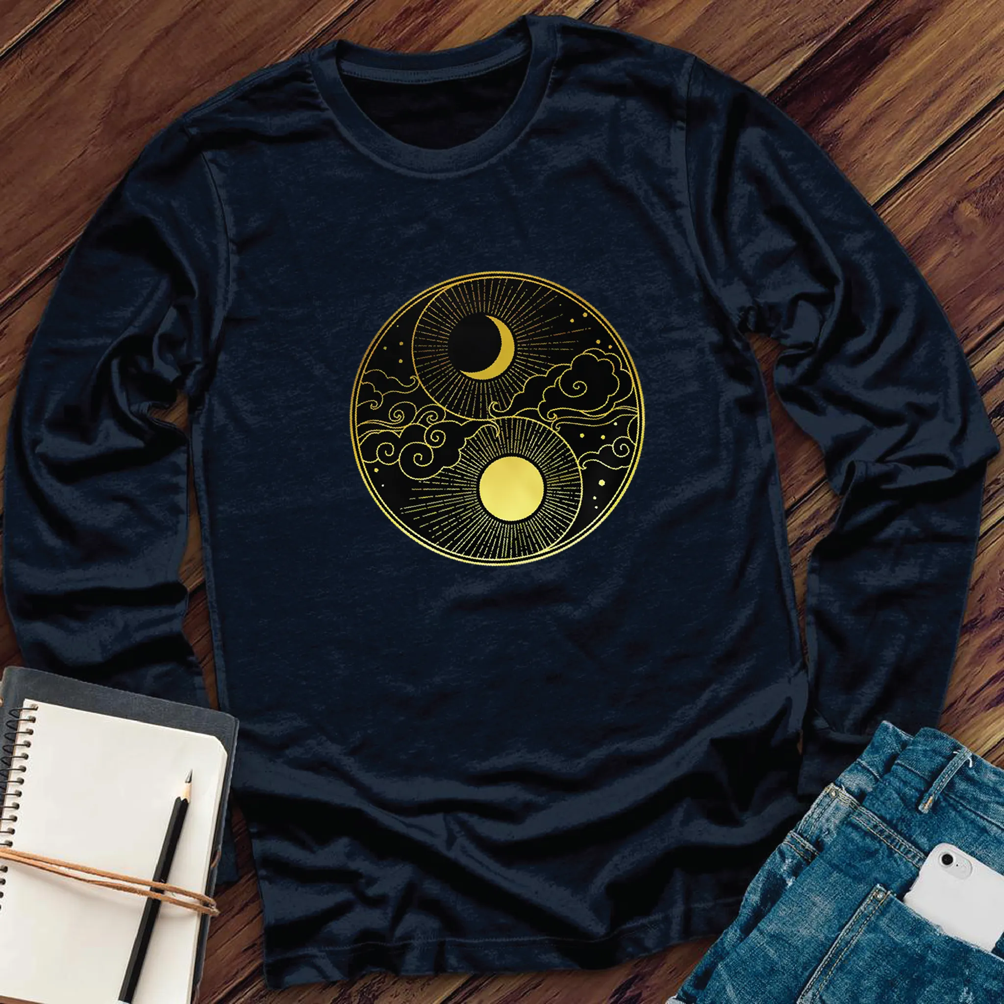 Sun and Moon Yin Yang Long Sleeve