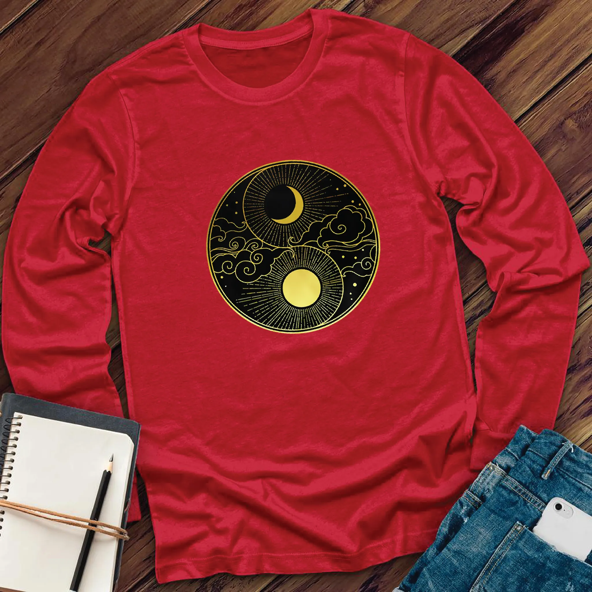 Sun and Moon Yin Yang Long Sleeve