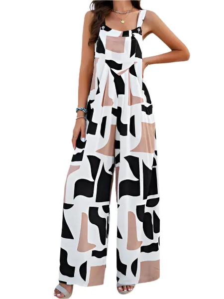 TEEK - Abstract Elegant Overalls