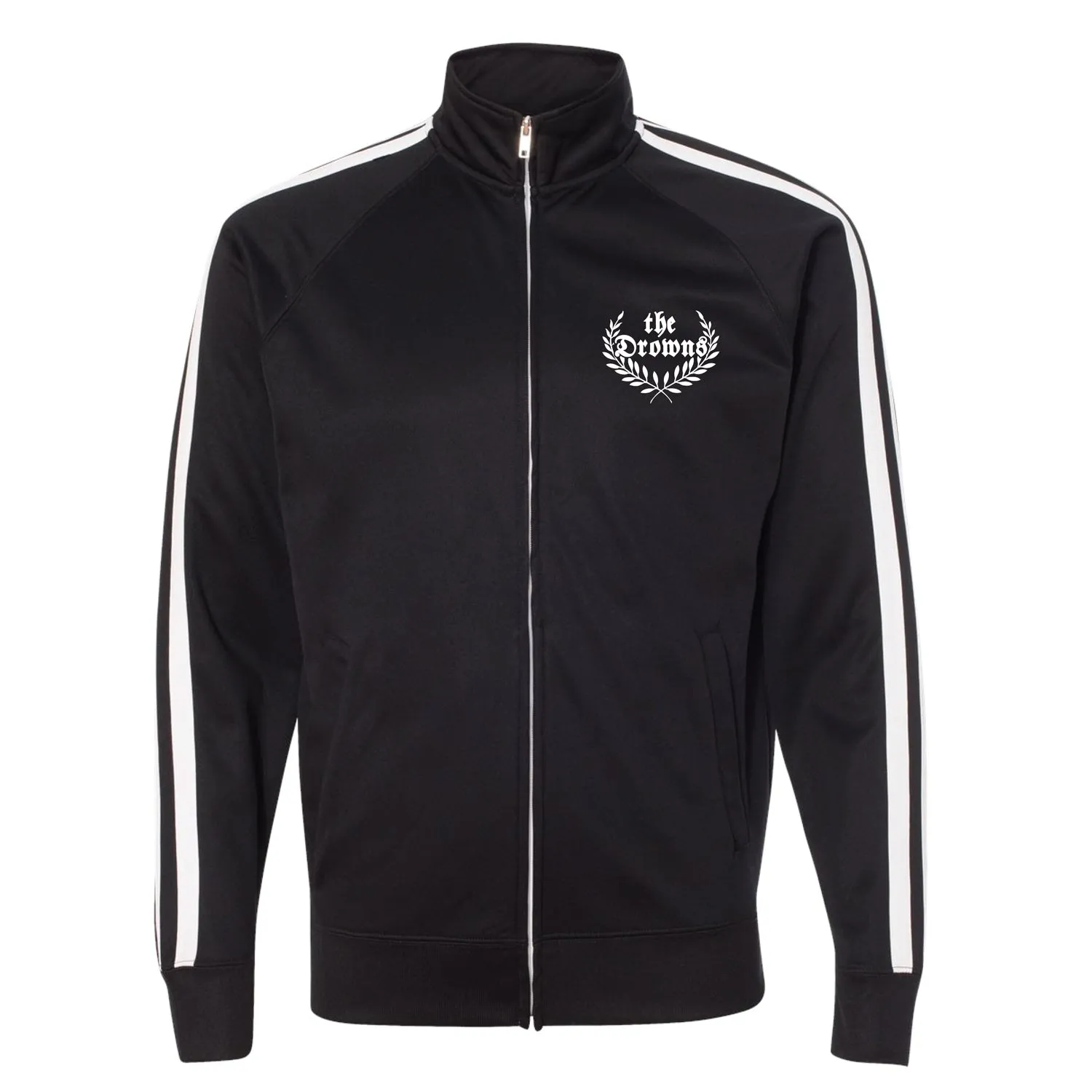 The Drowns - Laurel Embroidered - Black - Track Jacket