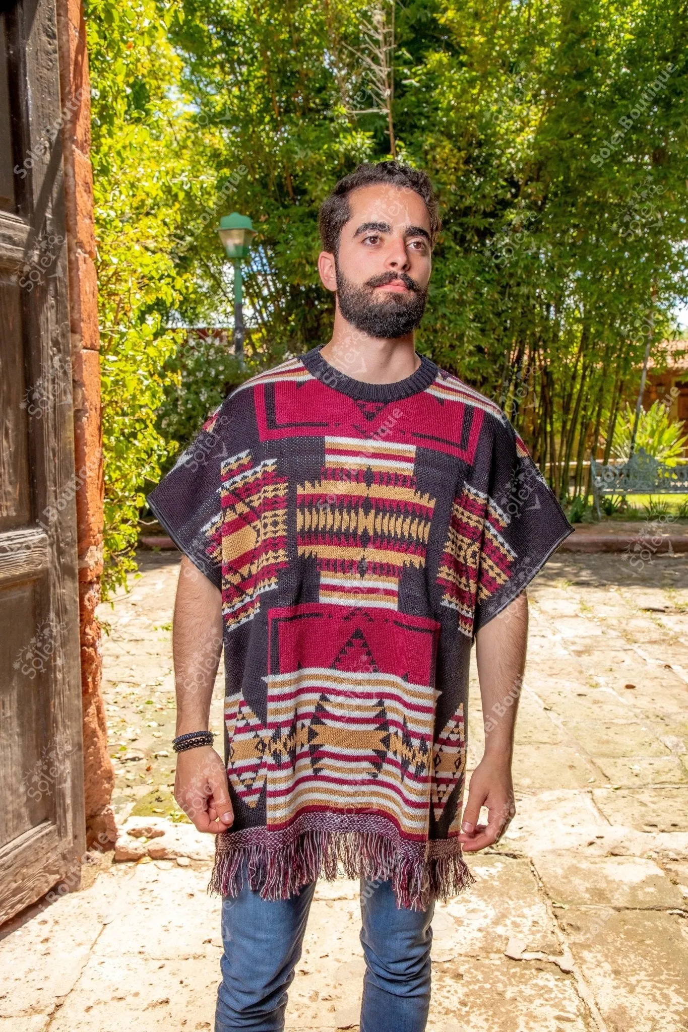 Tlahui. Unisex Poncho