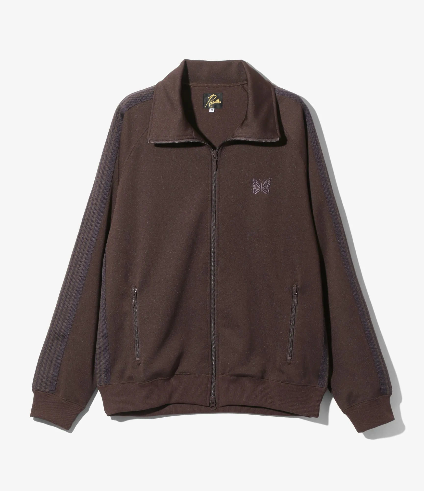 Track Jacket - Dk. Brown - Poly Smooth