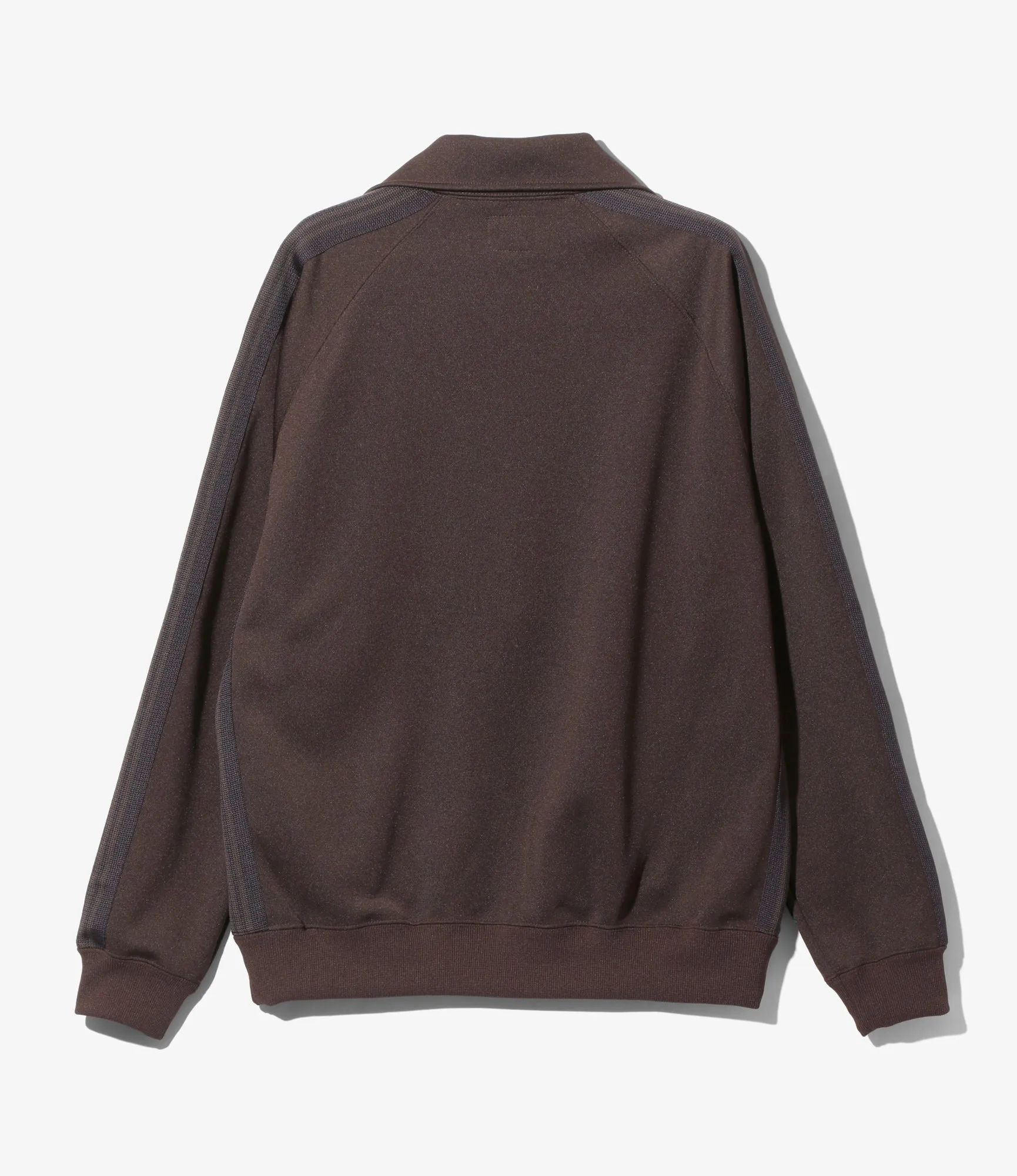 Track Jacket - Dk. Brown - Poly Smooth