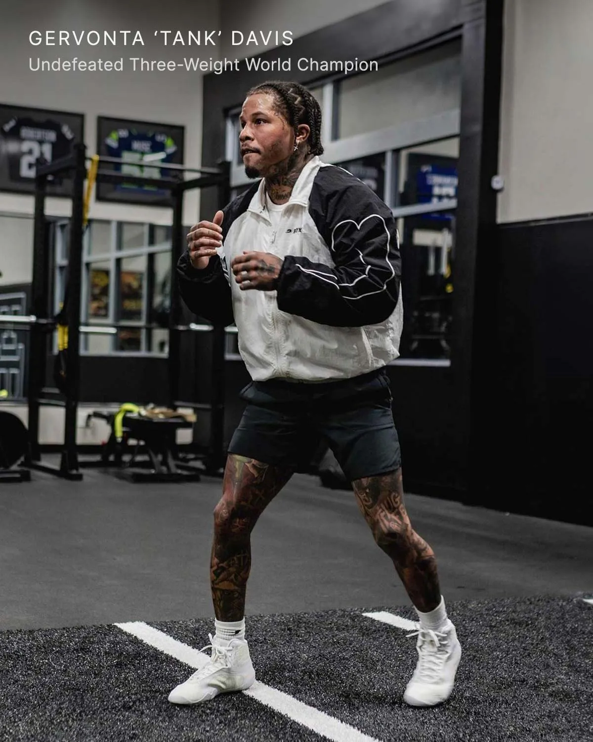 Tunero Track Jacket - White/Black