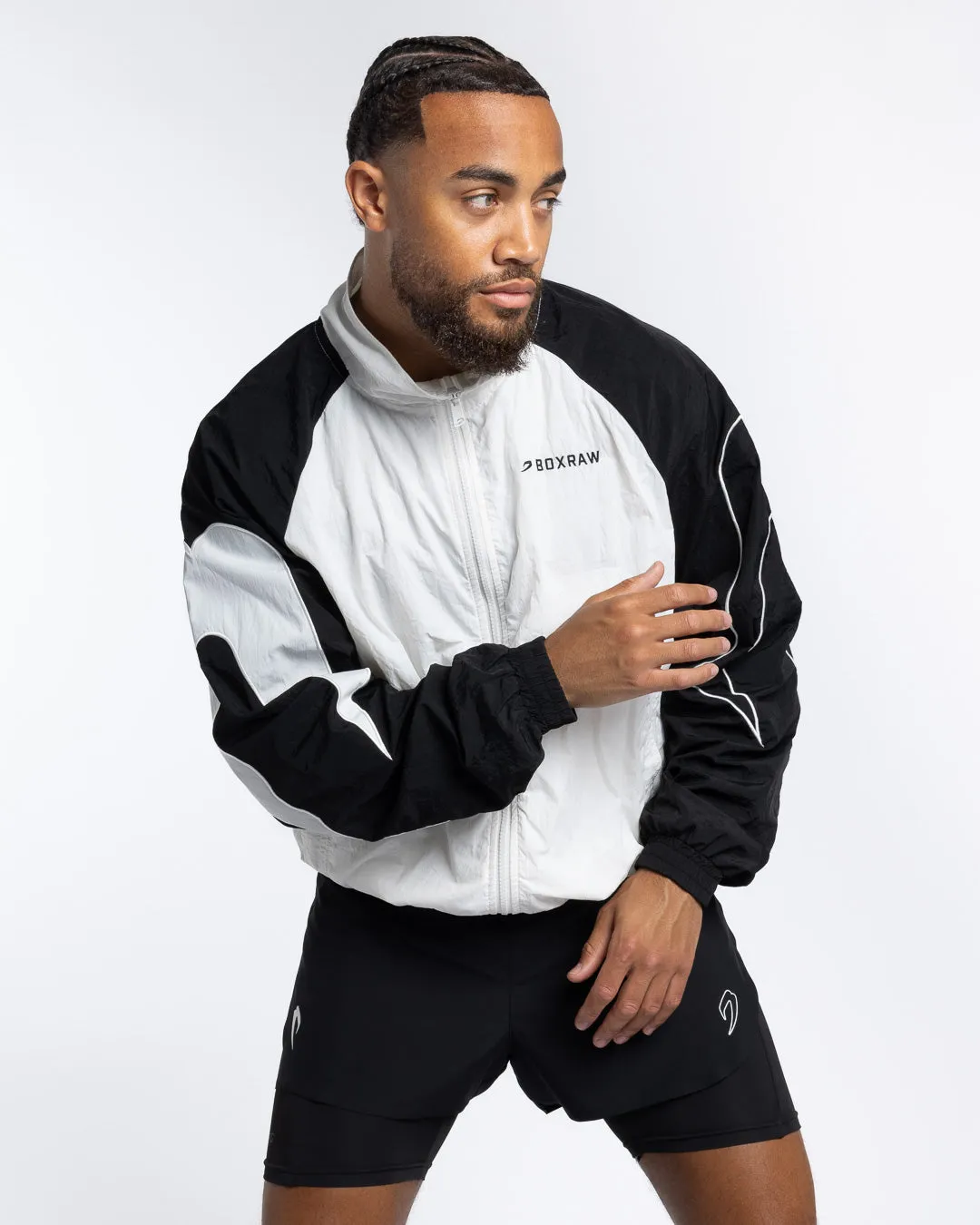 Tunero Track Jacket - White/Black