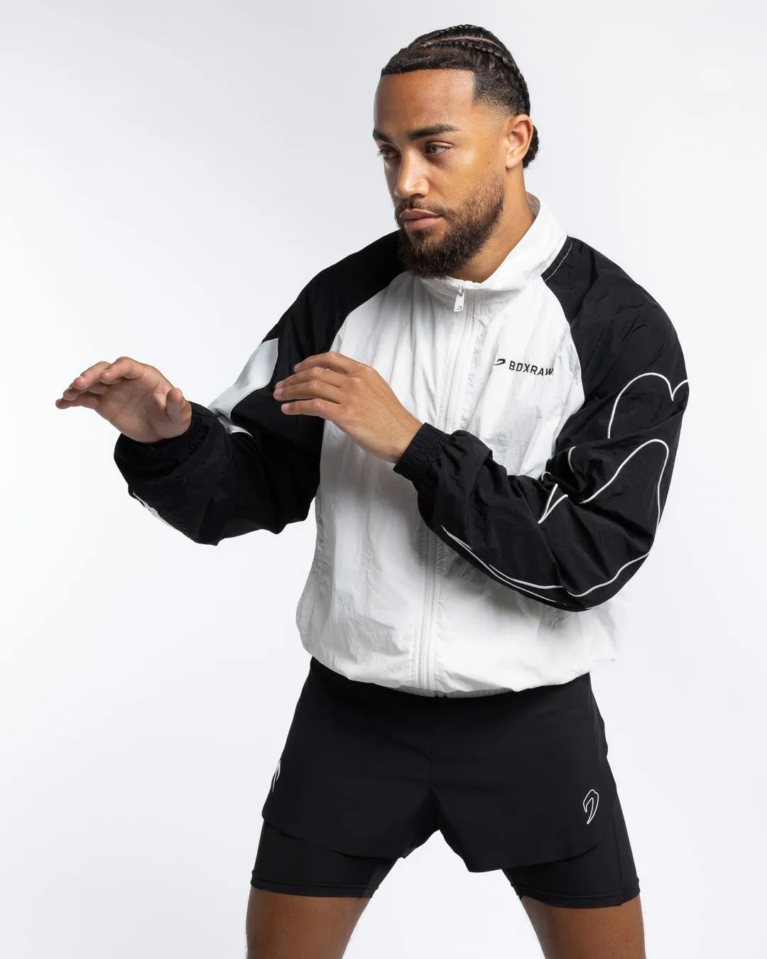 Tunero Track Jacket - White/Black